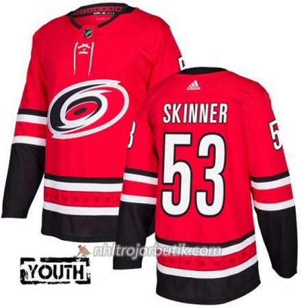 Barn Ishockey Carolina Hurricanes Tröja Jeff Skinner 53 Adidas 2017-2018 Röd Authentic Barn Ishockey Carolina Hurricanes Tröja Jeff Skinner 53 Adidas 2017-2018 Röd Authentic